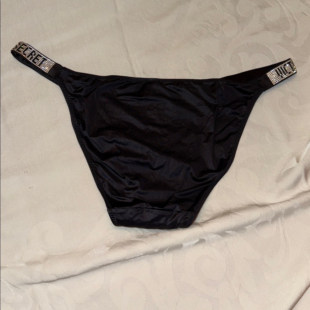 NWT Victoria’s Secret string,bikini panties,Victoria’s Secret bling bling hips - Picture 3 of 7